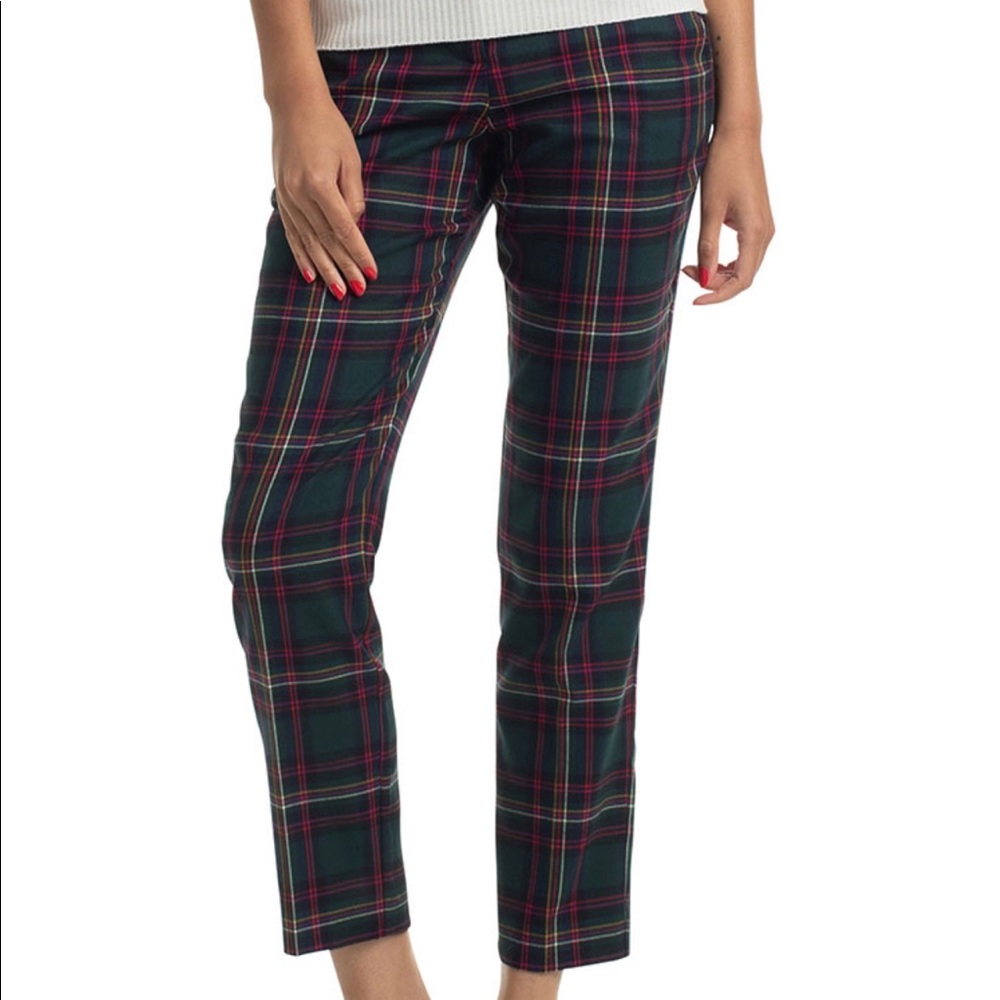 Trina Turk Sheree Plaid Pants NWT $228 MSRP Size 2